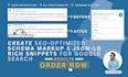 create schema markup structure data json ld rich snippet result on google search