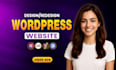 create responsive wordpress website design, wordpress blog, website development