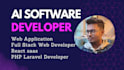be ai software developer react saas php laravel developer mern stack developer