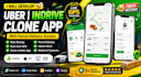 develop uber, indrive clone rideshare app with parcel delivery system