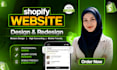 design shopify store, redesign shopify website
