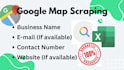 scrap google map data for lead generation, b2b data extraction
