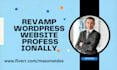 revamp wordpress website professionally