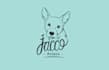 design unique dogs cute face logo