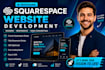 develop sqaurespace website design, build squarespace website development