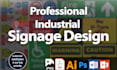 create industrial safety signage