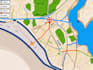 draw custom vector map, route map or direction map
