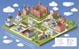 do isometric maps and digital art illustrations