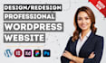 design or develop wordpress website