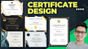 creat professional diploma or custom certificate design
