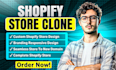 replicate,clone,copy,design,redesign,duplicate shopify and wordpress store