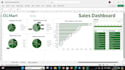 create professional dashboard with charts and timelines