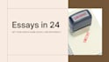write your urgent essays within 24 hours