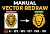 vectorize your logo, image, or png into vector