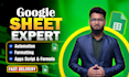 be your excel and google sheets expert