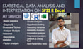 do data entry analysis interpretation on spss excel r
