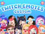 custom chibi emotes express yourself in style