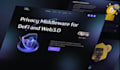 create futuristic web3 pitch desk, crypto desk metaverse ppt