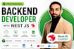 be your backend web developer in nest js