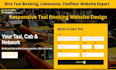 build taxi booking website, chauffeur, limousine website, taxi website with SEO