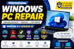 troubleshoot repair optimize your windows 11 ,10, pc