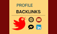 build SEO profile backlinks using manual method