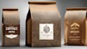 design coffee bag, coffee label and coffee packaging designs