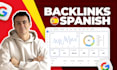 build backlinks in spanish authority dofollow contextual forum links whitehat