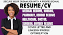 write professional ats doctor nursing healthcare medical resume writing cv