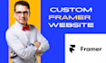 build a professional framer website