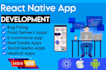 fix bug build flutterflow app django develop react native hybrid mobile app