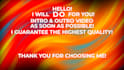 create professional intro and outro videos for your youtube or business