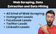 web scraping of any website using octoparse under 24 hours