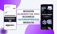 design modern business wordpress cleaning website, elementor pro developer