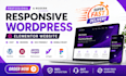 design responsive wordpress website using elementor pro