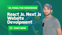build static and dynamic website using reactjs and tailwind