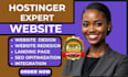 build hostinger website do hostinger website design hostinger website redesign