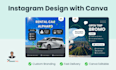 custom canva social media design