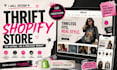 design a high converting thrift shopify store for vintage and y2k brands