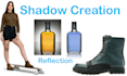clipping path with natural shadow