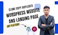 clone, copy, duplicate wordpress websites and landing pages