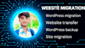 migrate, backup, restore wordpress website