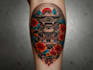 do a tattoo design in japanese style