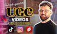 create authentic ugc videos for tiktok, instagram and ads