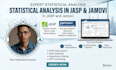 do statistical data analysis interpretation in jasp, jamovi