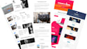 design editable email mailchimp klaviyo beehive newsletter template landing page