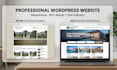 build a responsive wordpress website for your business