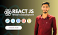 build website using react js with tailwind css