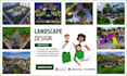do 2d 3d landscape design plannings and animations