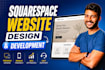 build squarespace website design squarespace development as squarespace expert